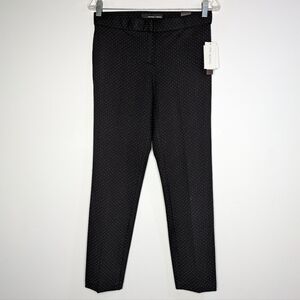 NWT Amanda + Chelsea Alex Black White Modern Fit Slim Ankle Pant 2